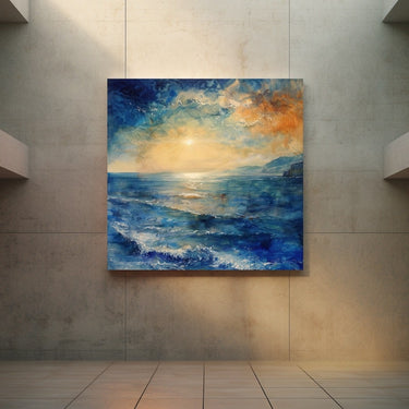 Acrylic Painting of Ocean